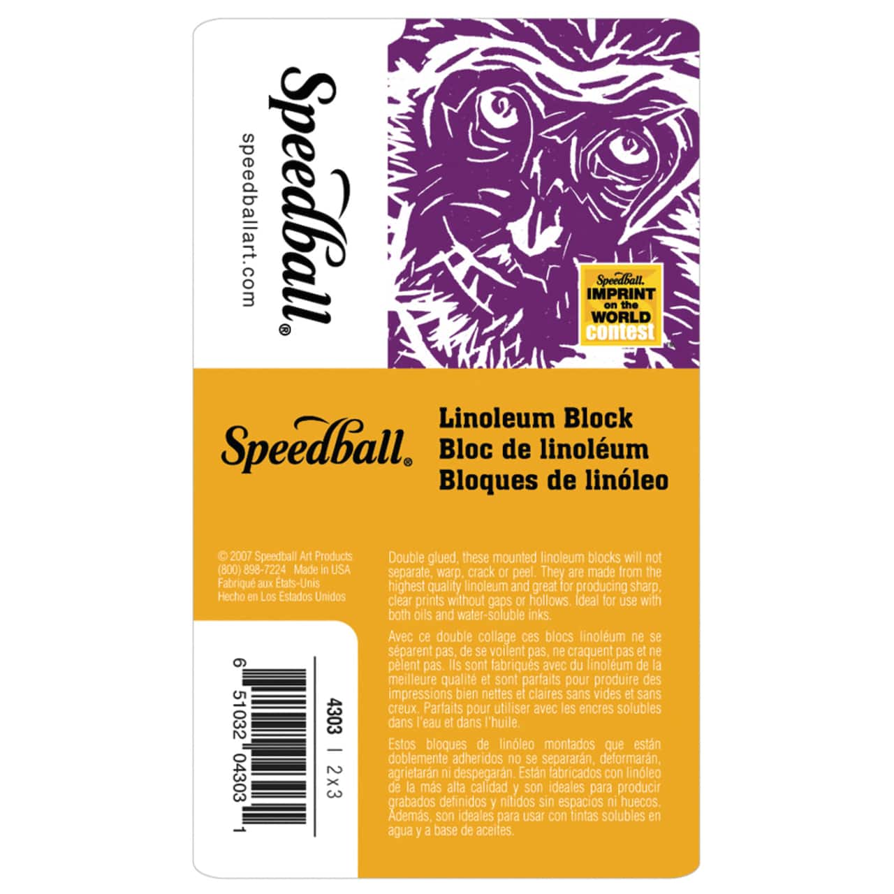Speedball&#xAE; Linoleum Block